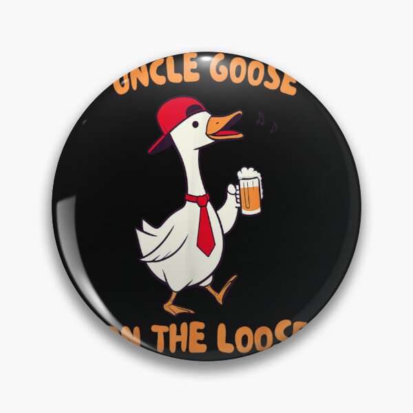 Item preview, Uncle Goose On The Loose Silly Goose Beer Drinking Uncle  designed and sold by Winther-Art.