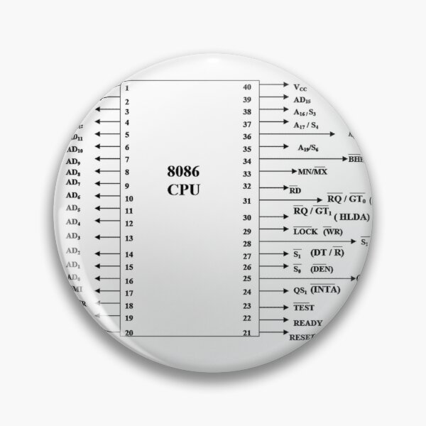 Item preview, Intel 8086 processor diagram designed and sold by Jagaroth.