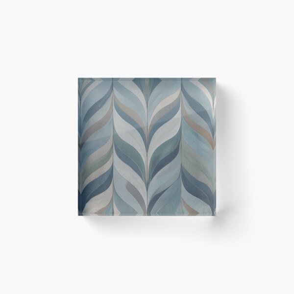 Item preview, Leaf-like pattern in muted colors designed and sold by saly55887.
