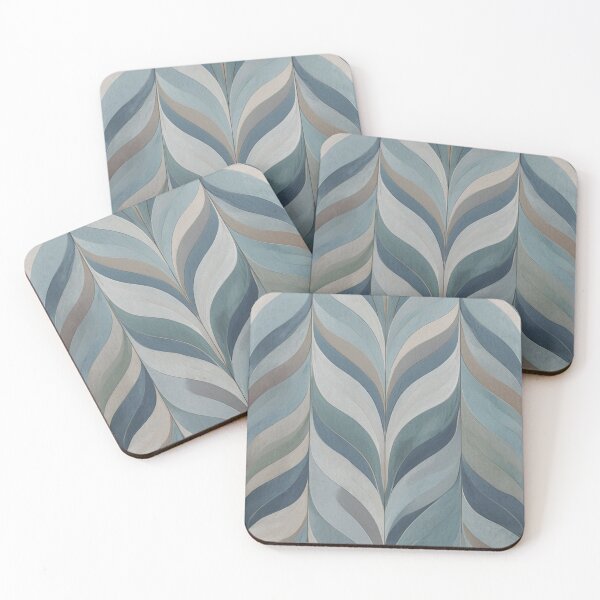 Item preview, Leaf-like pattern in muted colors designed and sold by saly55887.