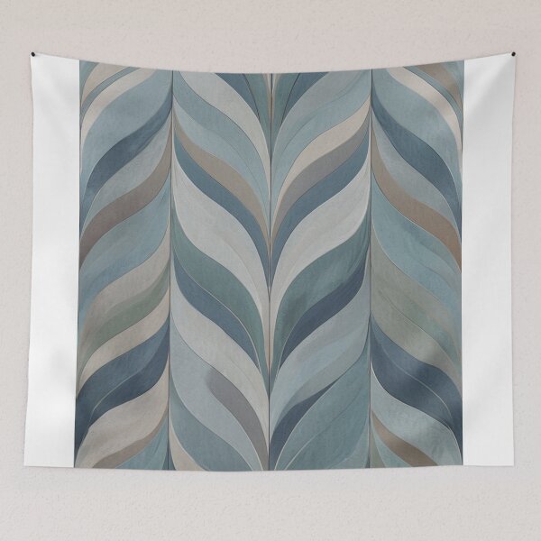 Item preview, Leaf-like pattern in muted colors designed and sold by saly55887.
