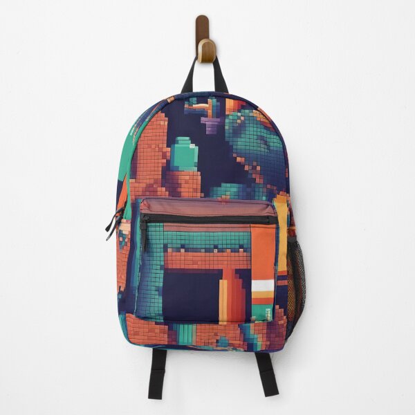 Item preview, Pixelated City Life Abstract Art designed and sold by Esterlane.