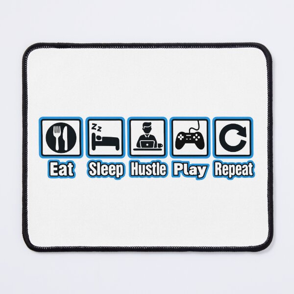 Item preview, Game lover's daily routine - eat, sleep, work, play, repeat designed and sold by AFernandesDSG.