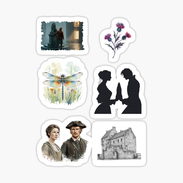 Aperçu de l'œuvre Autocollants Outlander créée et vendue par dealchica.