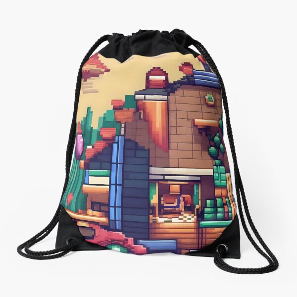 Item preview, Pixelated House Abstract Art designed and sold by Esterlane.