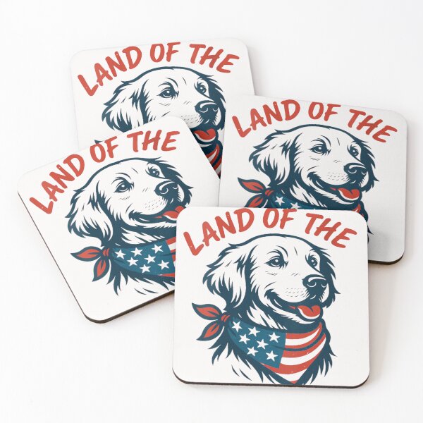 Item preview,  Golden Retrievers Merica Dog  designed and sold by Winther-Art.