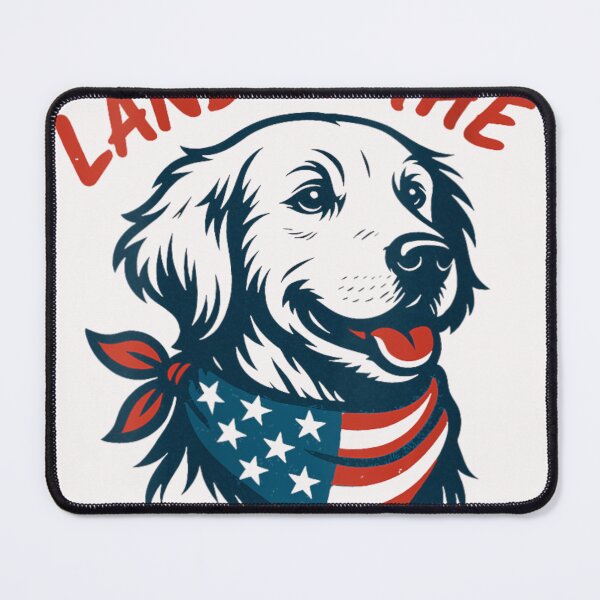 Item preview,  Golden Retrievers Merica Dog  designed and sold by Winther-Art.