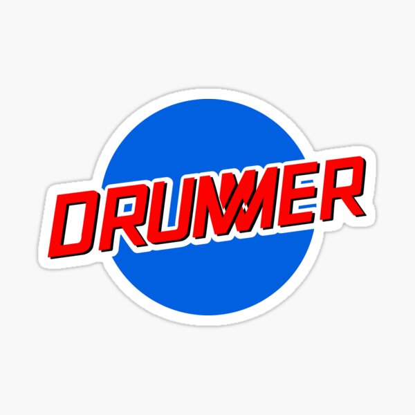DRUMMER Meatball Logo Sticker