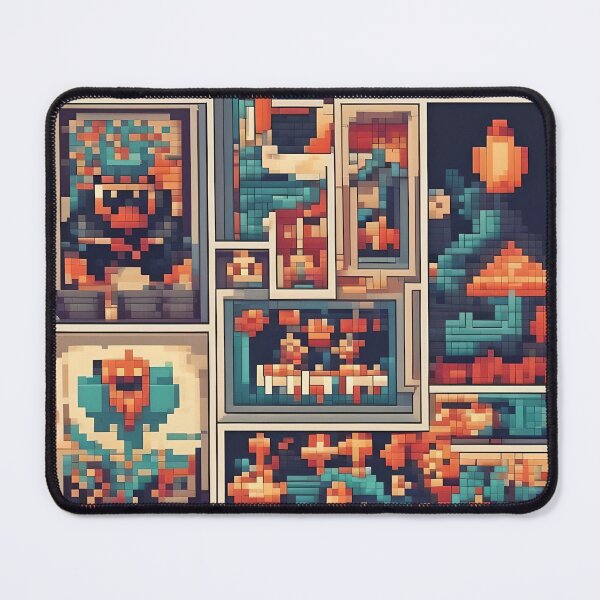 Item preview, Pixelated Collage Abstract Art designed and sold by Esterlane.