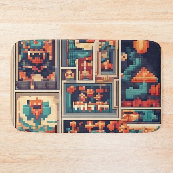 Item preview, Pixelated Collage Abstract Art designed and sold by Esterlane.