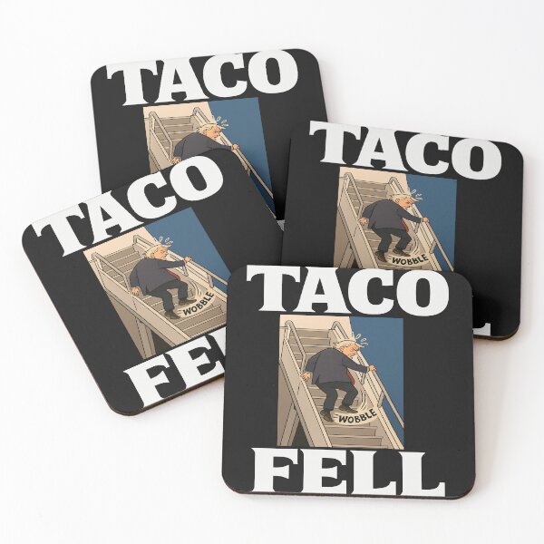 Item preview, Taco Fell - Political Humor Illustration designed and sold by Owcomm.