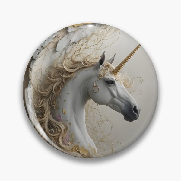 Item preview, Veinbound Unicorn – Cracked Wall & Golden Fantasy by LaLi Designs designed and sold by LaLi-Designs.