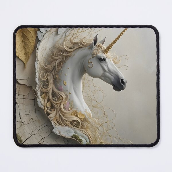 Item preview, Veinbound Unicorn – Cracked Wall & Golden Fantasy by LaLi Designs designed and sold by LaLi-Designs.
