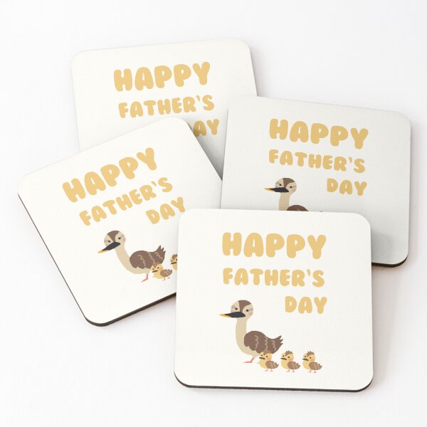 Item preview, Fathers Day: Dad Duck with his Ducklings designed and sold by QuackyDoodles.