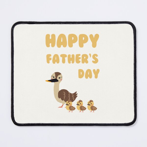 Item preview, Fathers Day: Dad Duck with his Ducklings designed and sold by QuackyDoodles.