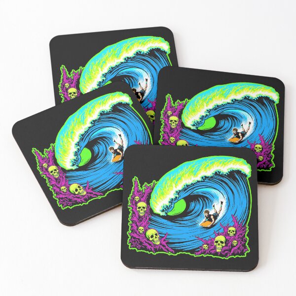 Item preview, Neon Death Slab – Bodyboarding the Vortex designed and sold by Design--Spore.