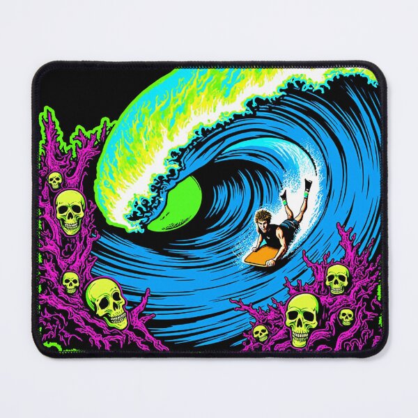 Item preview, Neon Death Slab – Bodyboarding the Vortex designed and sold by Design--Spore.