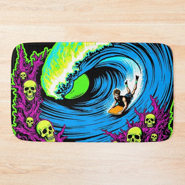 Item preview, Neon Death Slab – Bodyboarding the Vortex designed and sold by Design--Spore.