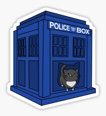 leelou in police box Sticker