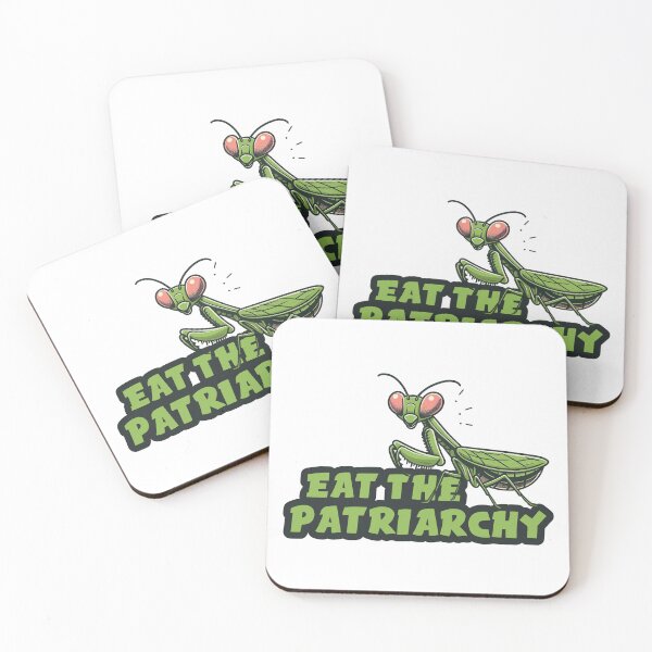 Item preview, Praying Mantis - Eat Patriarchy designed and sold by Scaryzz.