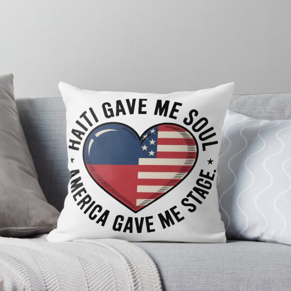Item preview, Haiti Gave Me Soul. America Gave Me Stage. Haitian American Pride designed and sold by Francy Fits.