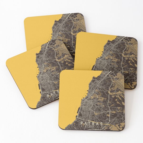 Item preview, Patras City Map of Greece  - Pastel designed and sold by deMAP.