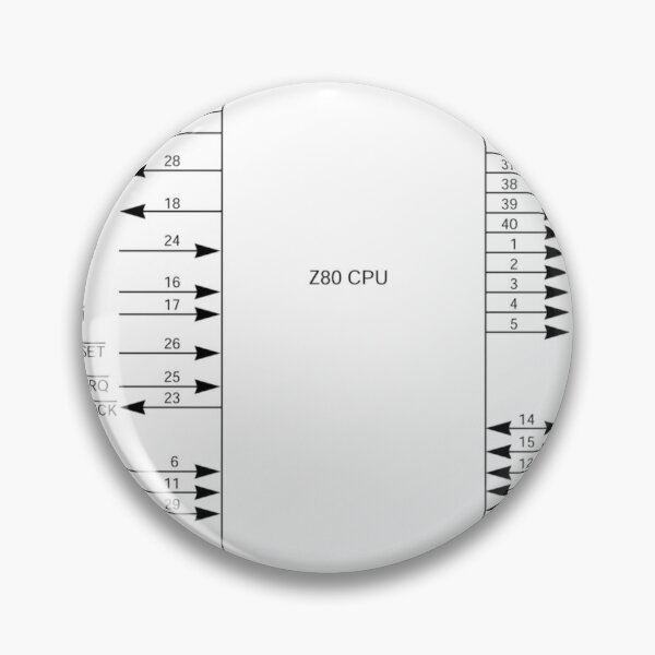 Item preview, Zilog Z80 processor diagram designed and sold by Jagaroth.