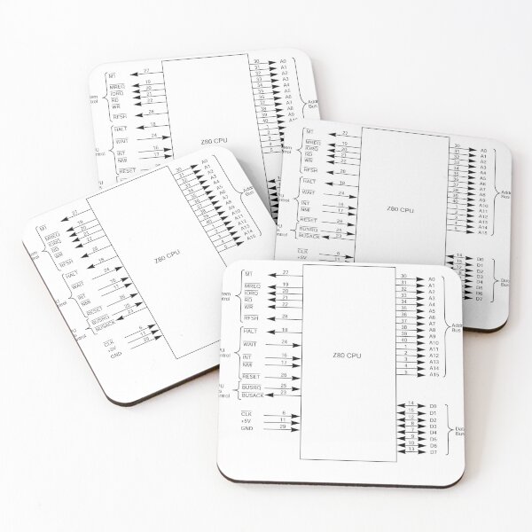 Item preview, Zilog Z80 processor diagram designed and sold by Jagaroth.
