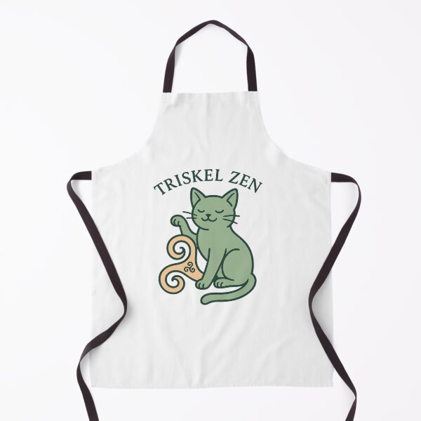 Item preview, Cat next to a triskel designed and sold by Triskelzen.