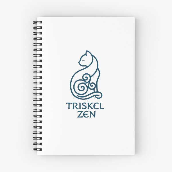 Item preview, curvy triskel cat designed and sold by Triskelzen.
