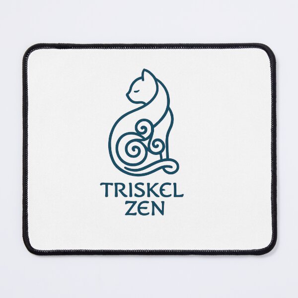 Item preview, curvy triskel cat designed and sold by Triskelzen.