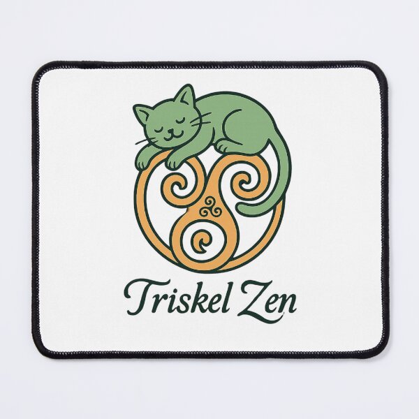 Item preview, Cat on triskel designed and sold by Triskelzen.
