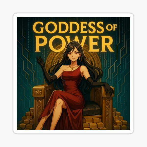 Item preview, Goddess of Power – Anime CEO Fashion Girl Digital Throne designed and sold by Yothin Empire Studio .