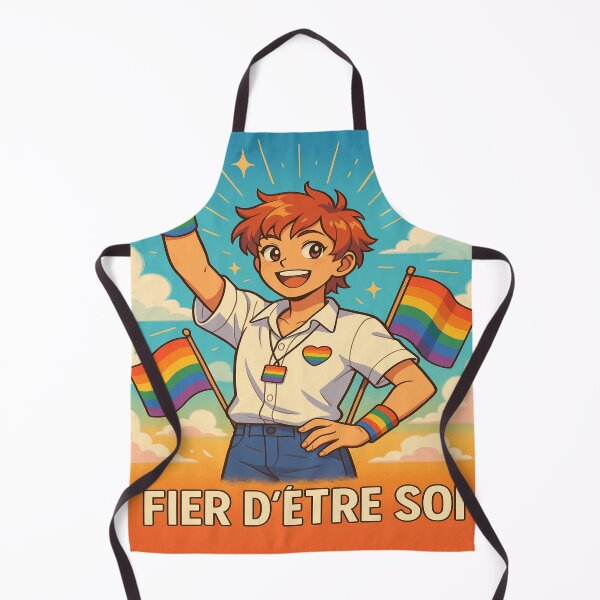 Item preview, Proud to be yourself – LGBTQ+ Manga Design designed and sold by placeit.