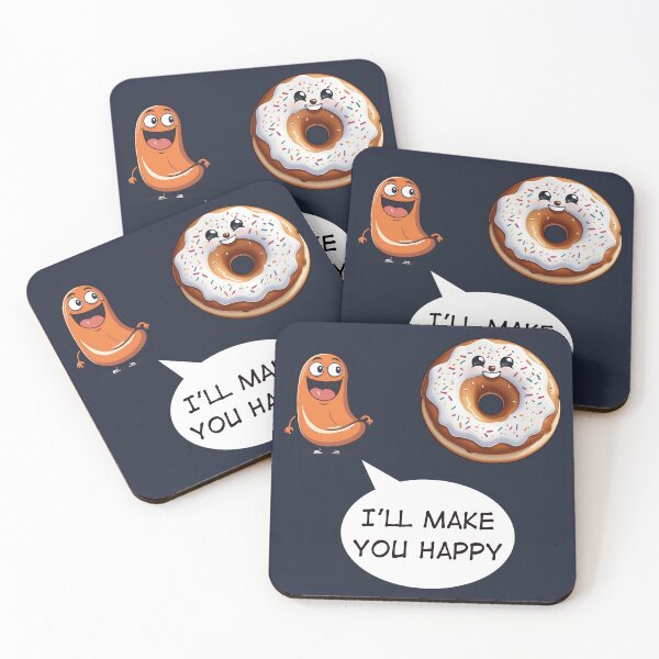 Item preview, Marriage promise from a sausage for a donut designed and sold by Danh Style.
