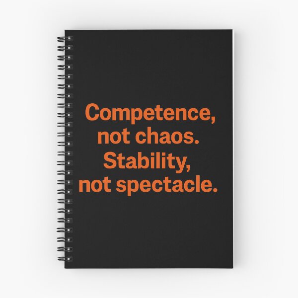 Item preview, Competence, not chaos. Stability, not spectacle. designed and sold by Owcomm.