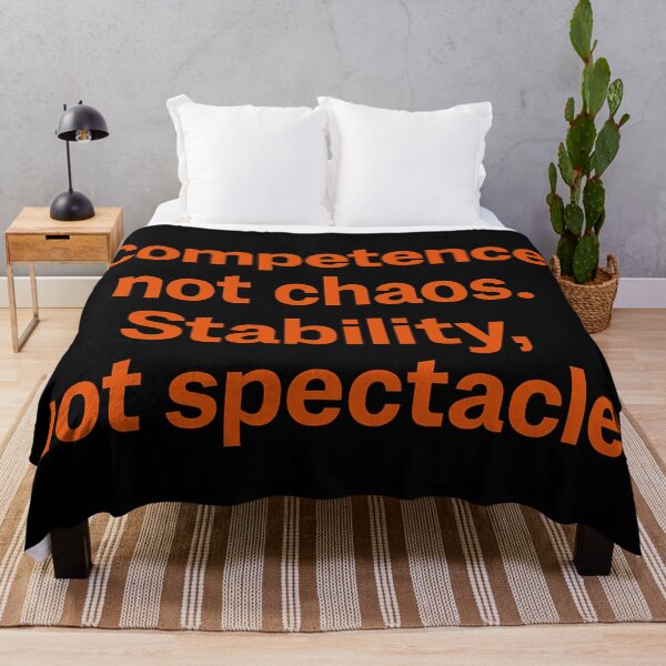 Item preview, Competence, not chaos. Stability, not spectacle. designed and sold by Owcomm.