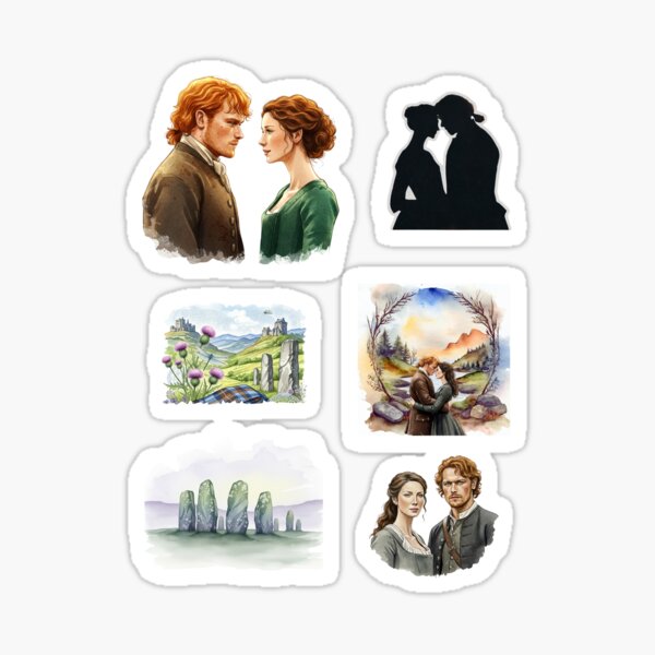 Aperçu de l'œuvre Autocollants Outlander créée et vendue par dealchica.