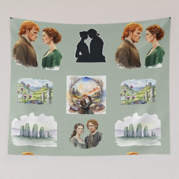 Item preview, Outlander Stickers designed and sold by dealchica.