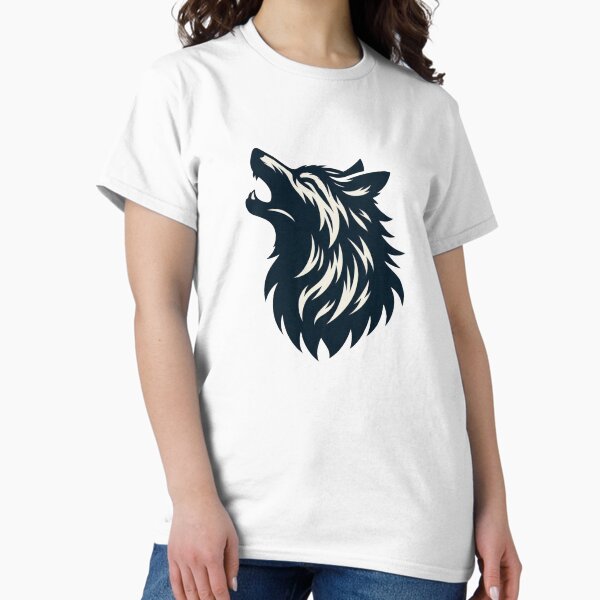 Item preview, Lunar Howl: Iconic Wolf Spirit Emblem designed and sold by Mi&Nel&Bu.