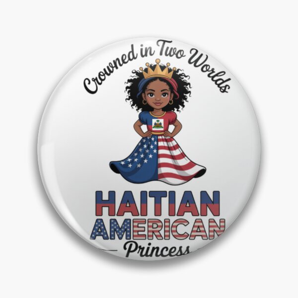 Item preview, Crowned in Two Worlds - Haitian American Princess designed and sold by Francy Fits.