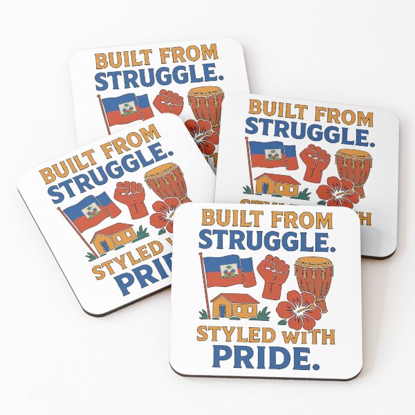 Item preview, Built From Struggle Haitian American design designed and sold by Francy Fits.