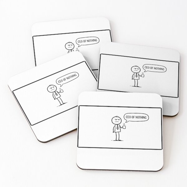 Item preview,  CEO of Nothing - Corporate Satire designed and sold by Kerbster.
