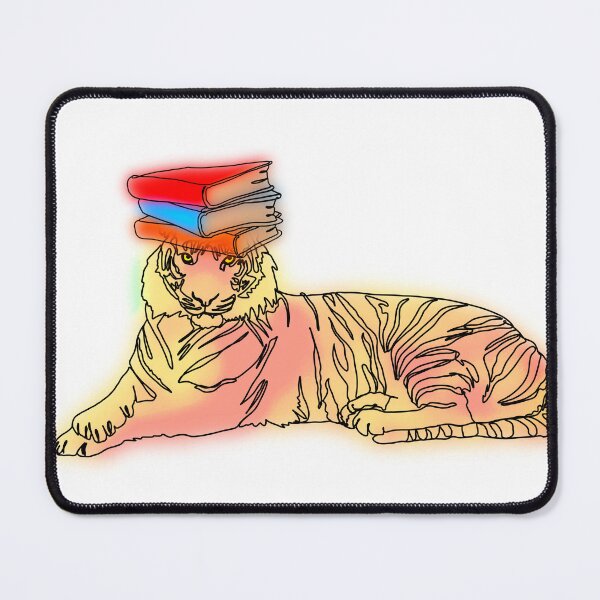 Item preview, Maple the Tiger with Stack of Books – animalzinhats designed and sold by Ashley’sAnimalz.