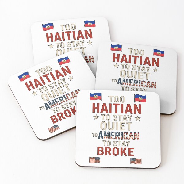 Item preview, Funny Haitian American Design designed and sold by Francy Fits.