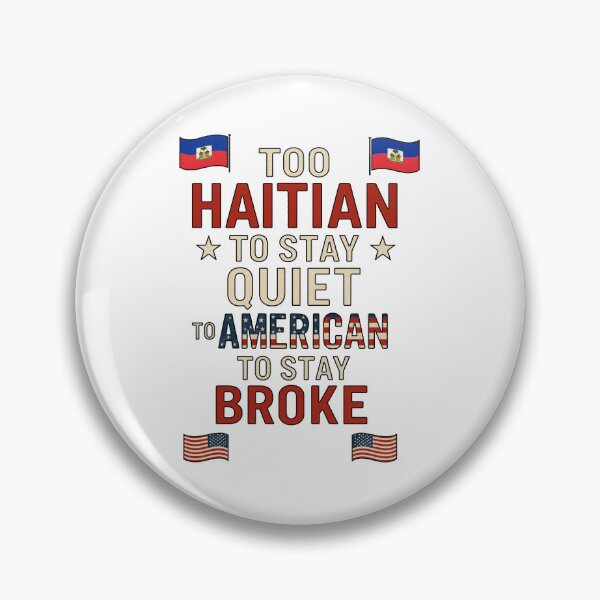 Item preview, Funny Haitian American Design designed and sold by Francy Fits.