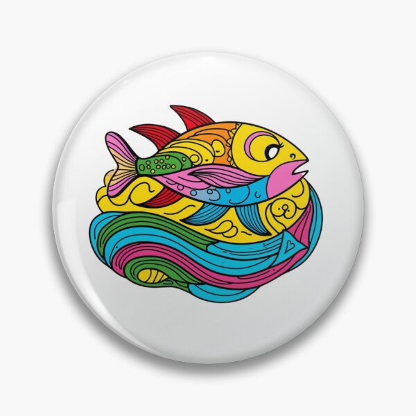 Item preview, Colorful Fish Print – Sea Animal Art designed and sold by DariaCraft.