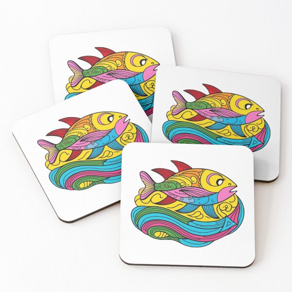 Item preview, Colorful Fish Print – Sea Animal Art designed and sold by DariaCraft.