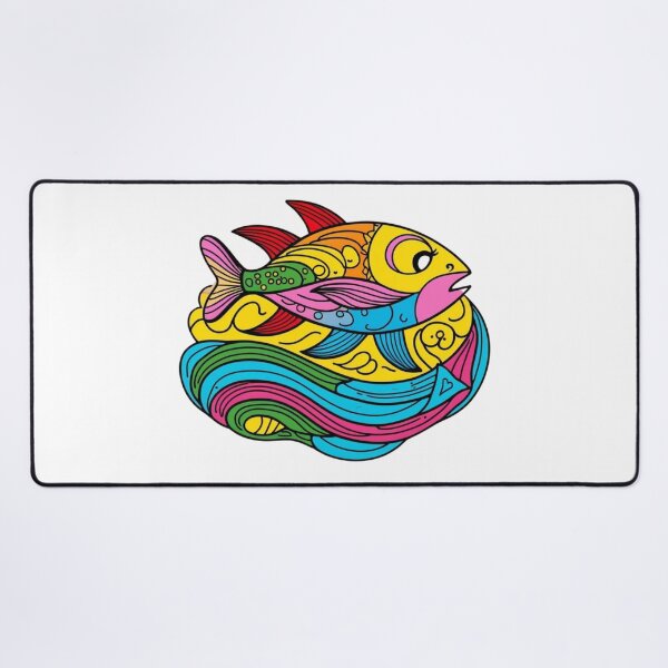 Item preview, Colorful Fish Print – Sea Animal Art designed and sold by DariaCraft.