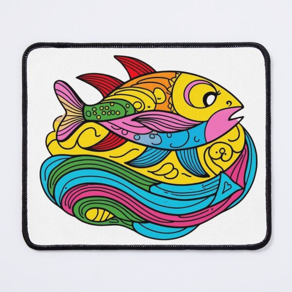 Item preview, Colorful Fish Print – Sea Animal Art designed and sold by DariaCraft.